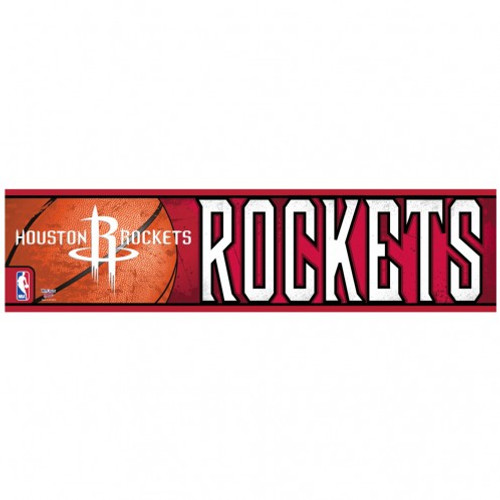 Houston Rockets Decal 3x12 Bumper Strip Style