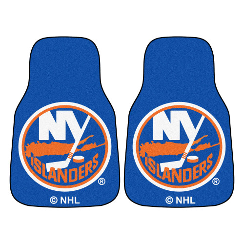 NHL - New York Islanders 2-pc Carpet Car Mat Set 17"x27"