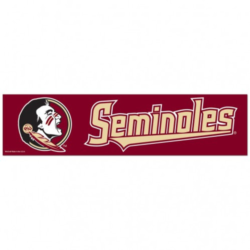 Florida State Seminoles Decal 3x12 Bumper Strip Style