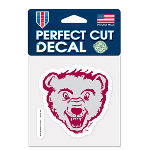 Montana Grizzlies Decal 4x4 Perfect Cut Color