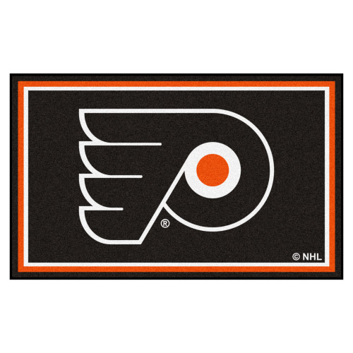 NHL - Philadelphia Flyers 4x6 Rug 44"x71"