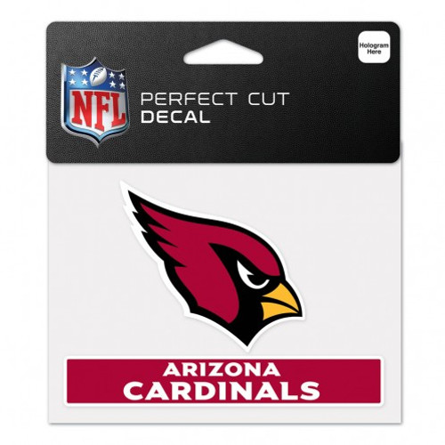 Arizona Cardinals Decal 4.5x5.75 Perfect Cut Color