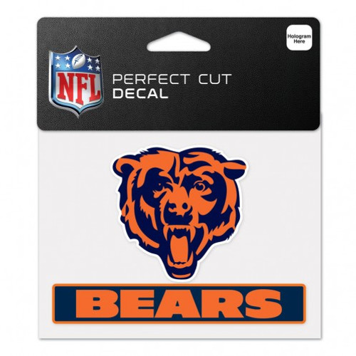 Chicago Bears Decal 4.5x5.75 Perfect Cut Color