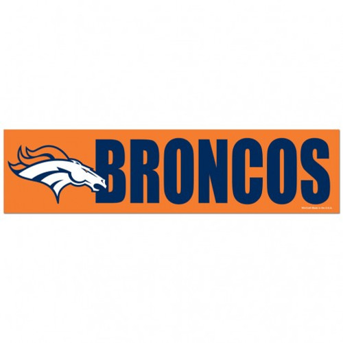 Denver Broncos Decal Bumper Sticker