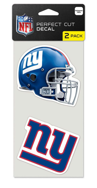 New York Giants Set of 2 Die Cut Decals