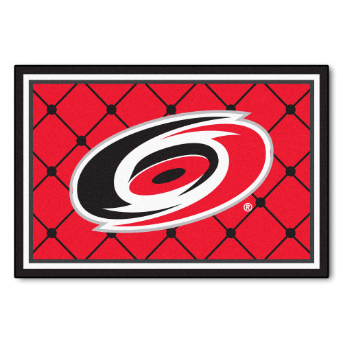 NHL - Carolina Hurricanes 5x8 Rug 59.5"x88"