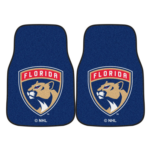 NHL - Florida Panthers 2-pc Carpet Car Mat Set 17"x27"
