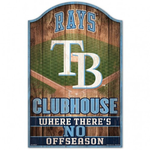 Tampa Bay Rays Sign 11x17 Wood Fan Cave Design