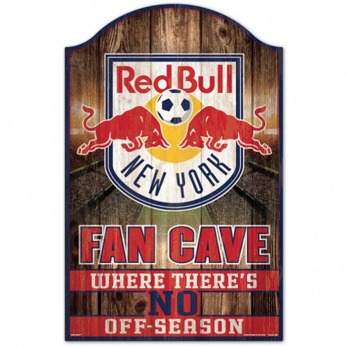 New York Red Bulls Sign 11x17 Wood Fan Cave Design