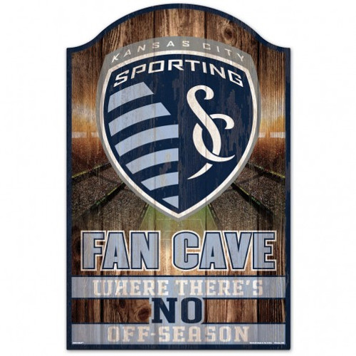 Sporting Kansas City Sign 11x17 Wood Fan Cave Design