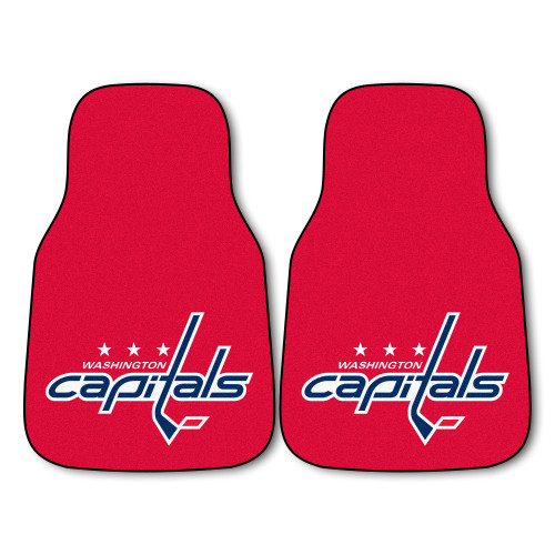 NHL - Washington Capitals 2-pc Carpet Car Mat Set 17"x27"