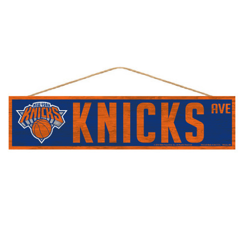 New York Knicks Sign 4x17 Wood Avenue Design