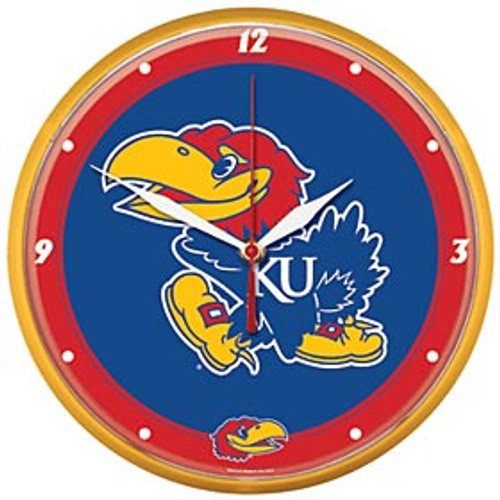 Kansas Jayhawks Wall Clock