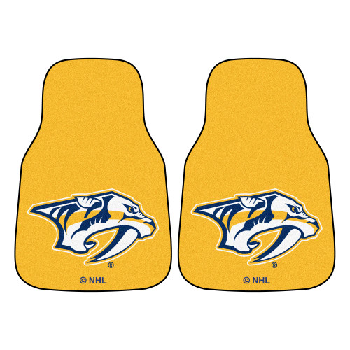 NHL - Nashville Predators 2-pc Carpet Car Mat Set 17"x27"