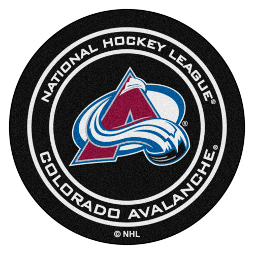 NHL - Colorado Avalanche Puck Mat 27" diameter