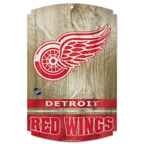 Detroit Red Wings Wood Sign - 11" x 17"