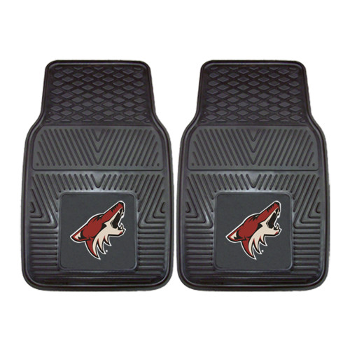 NHL - Arizona Coyotes 2-pc Vinyl Car Mat Set 17"x27"