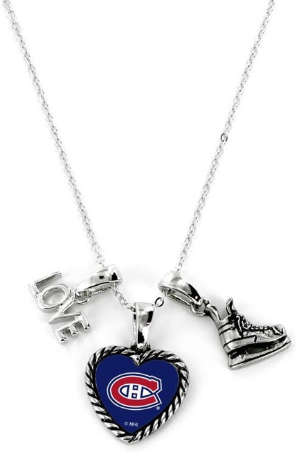 Montreal Canadiens Necklace Charmed Sport Love Skate