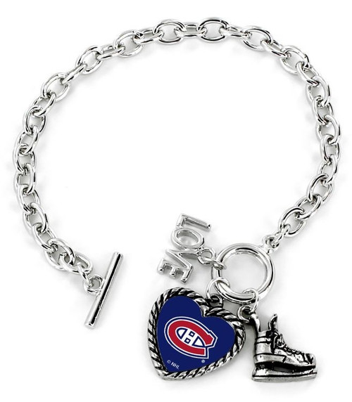 Montreal Canadiens Bracelet Charmed Sport Love Skate