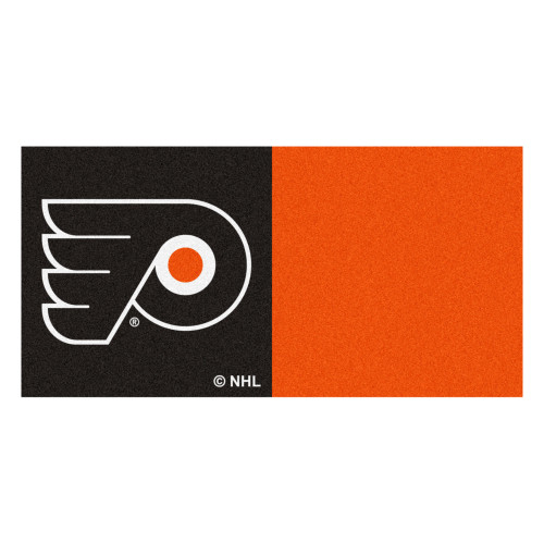 NHL - Philadelphia Flyers Team Carpet Tiles 18"x18" tiles
