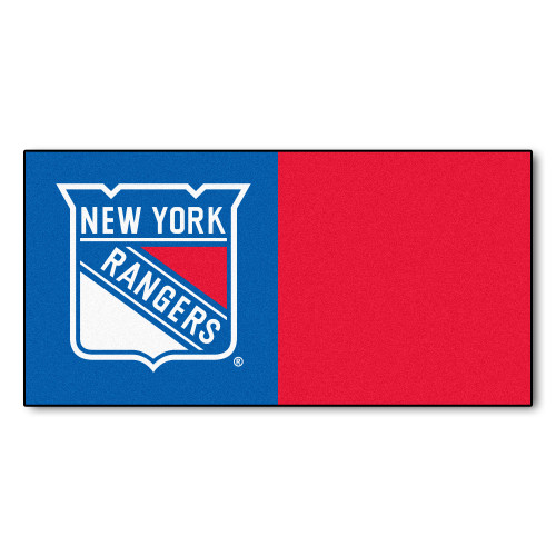 NHL - New York Rangers Team Carpet Tiles 18"x18" tiles