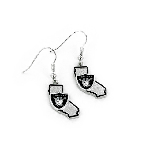 Las Vegas Raiders Earrings State Design