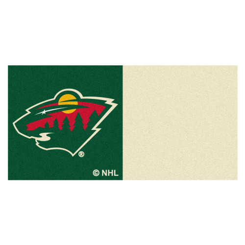 NHL - Minnesota Wild Team Carpet Tiles 18"x18" tiles