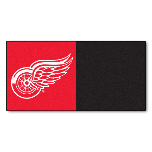 NHL - Detroit Red Wings Team Carpet Tiles 18"x18" tiles