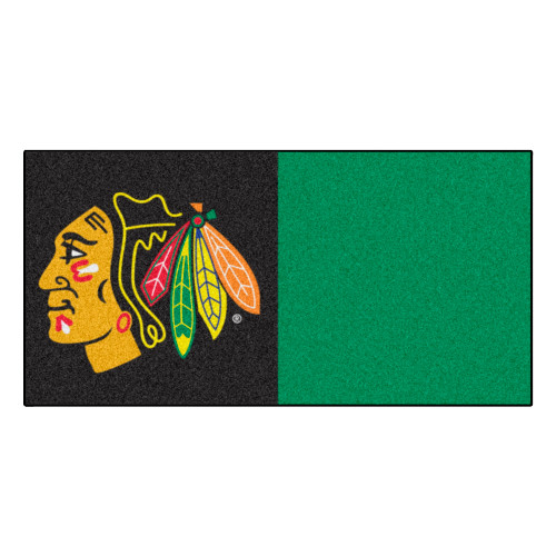 NHL - Chicago Blackhawks Team Carpet Tiles 18"x18" tiles