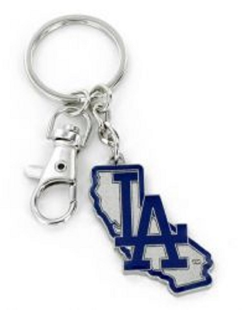 Los Angeles Dodgers Keychain State Design