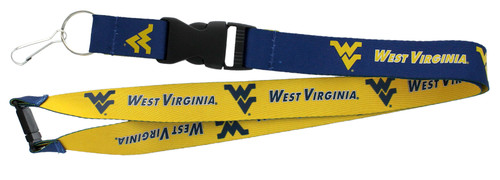 West Virginia Mountaineers Lanyard Reversible