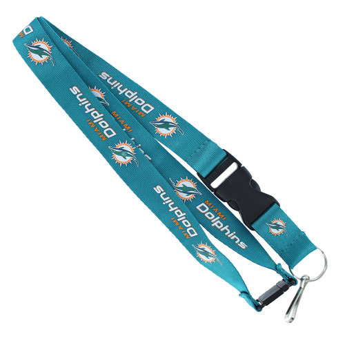 Miami Dolphins Lanyard Teal