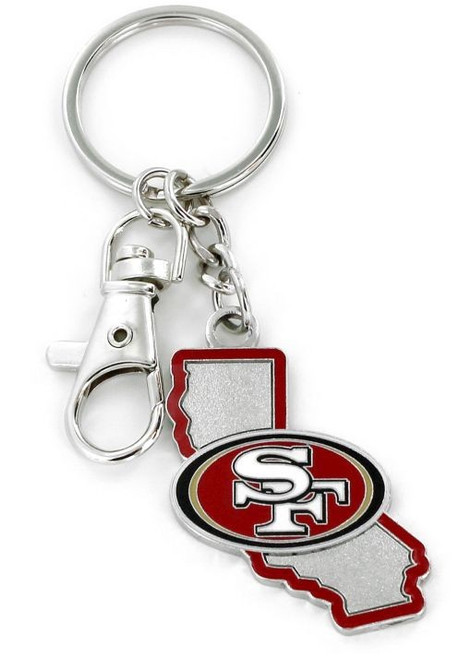 San Francisco 49ers Keychain State Design