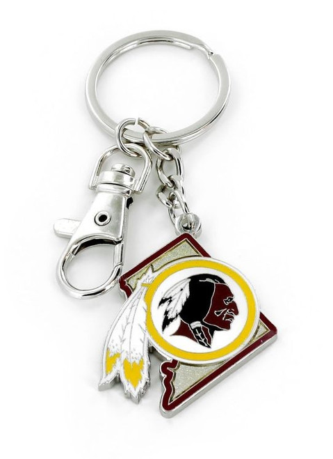 Washington Commanders Keychain State Design