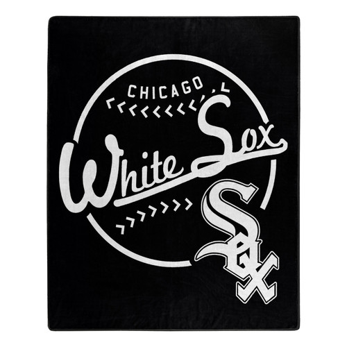 Chicago White Sox Blanket 50x60 Raschel Moonshot Design