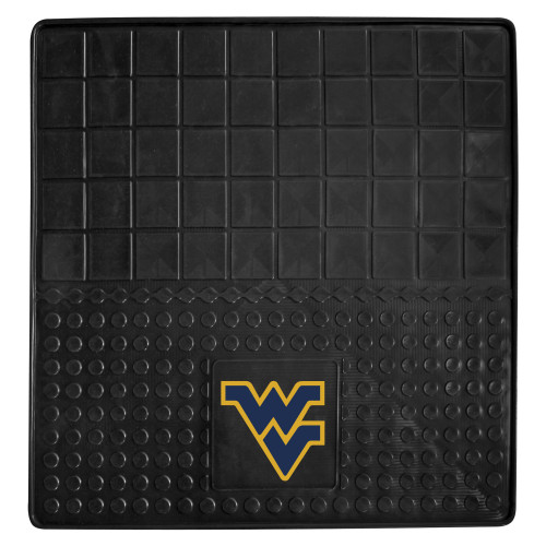 West Virginia University - West Virginia Mountaineers Heavy Duty Vinyl Cargo Mat Flying WV Primary Logo Black