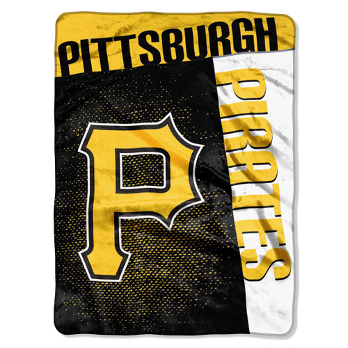 Pittsburgh Pirates Blanket 60x80 Raschel Strike Design
