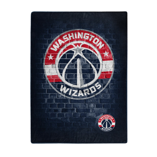 Washington Wizards Blanket 60x80 Raschel Street Design