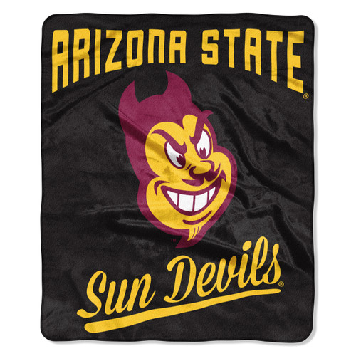 Arizona State Sun Devils Blanket 50x60 Raschel Alumni Design