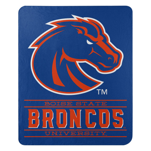 Boise State Broncos Blanket 50x60 Fleece Control Design