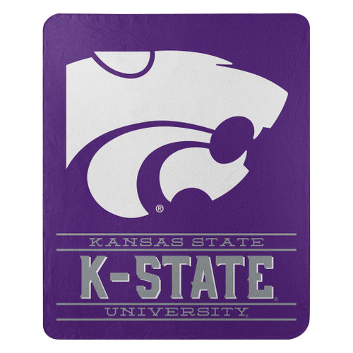 Kansas State Wildcats Blanket 50x60 Fleece Control Design
