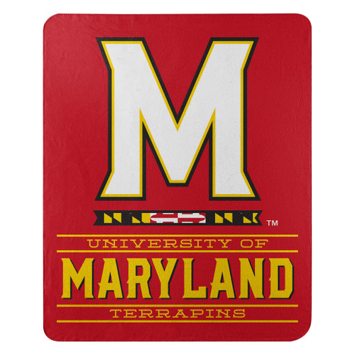 Maryland Terrapins Blanket 50x60 Fleece Control Design