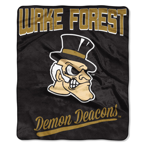 Wake Forest Demon Deacons Blanket 50x60 Raschel Alumni Design