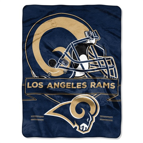 Los Angeles Rams Blanket 60x80 Raschel Prestige Design
