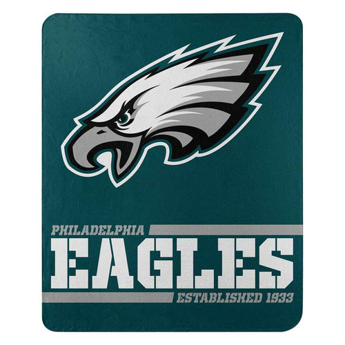 Philadelphia Eagles Blanket 50x60 Fleece Split Wide Design