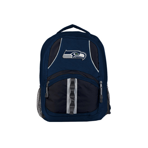 Seattle Seahawks Backpack Captain Style Navy and Black