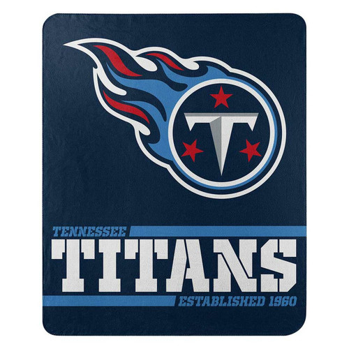 Tennessee Titans Blanket 50x60 Fleece Split Wide Design