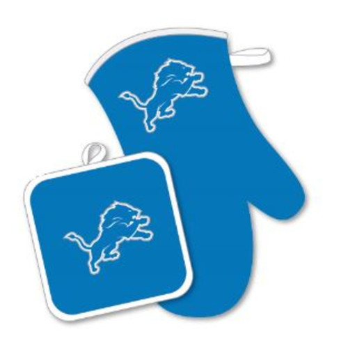 Detroit Lions Oven Mitt and Pot Holder Set