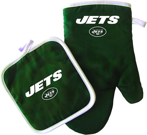 New York Jets Oven Mitt and Pot Holder Set