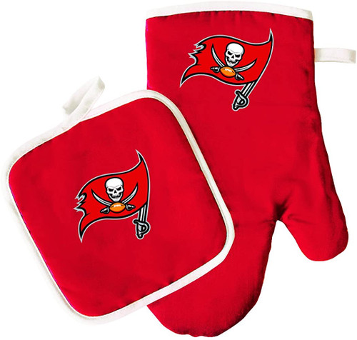 Tampa Bay Buccaneers Oven Mitt and Pot Holder Set